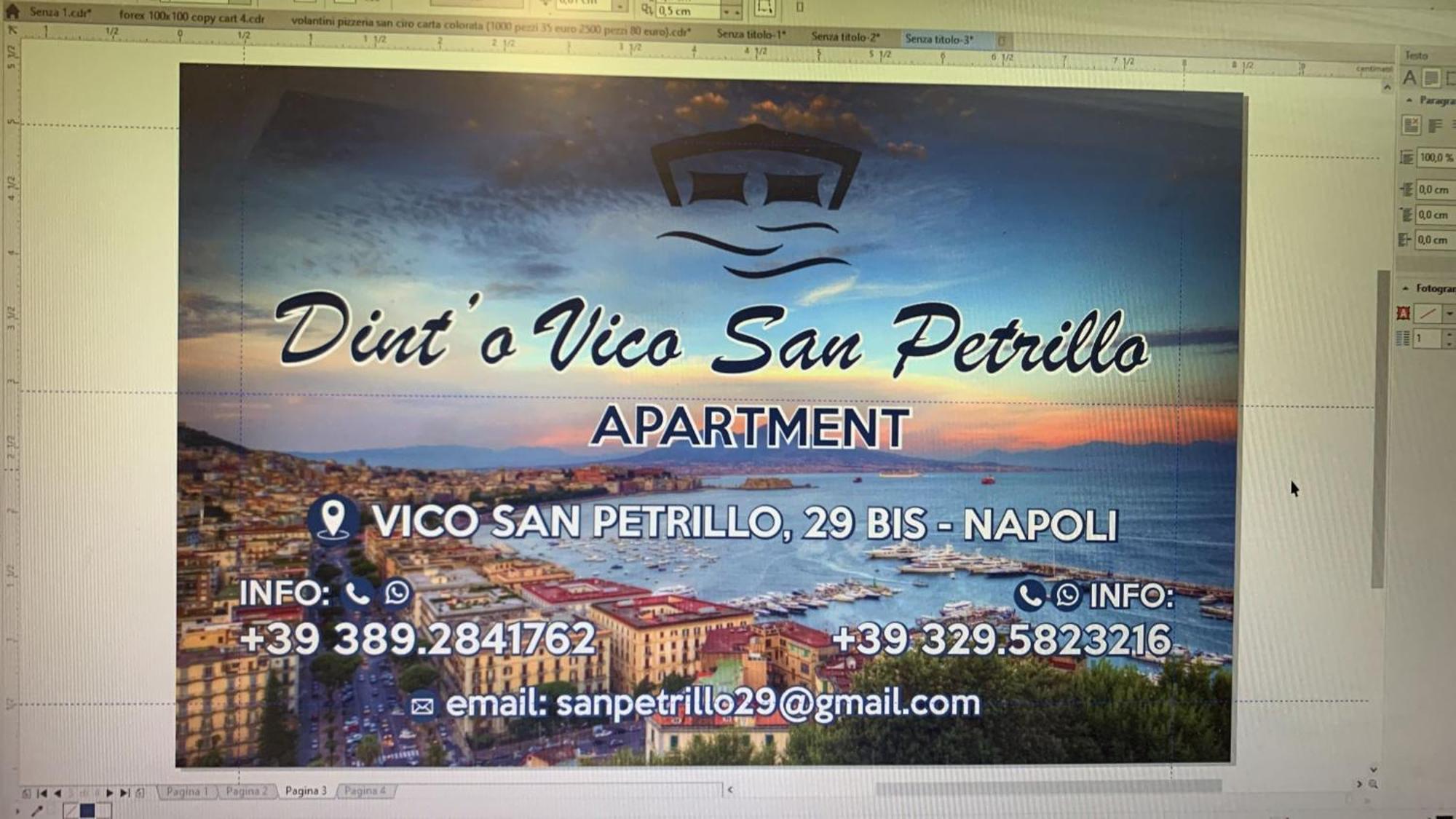 Appartamento Dint ' O Vico San Petrillo Napoli Esterno foto